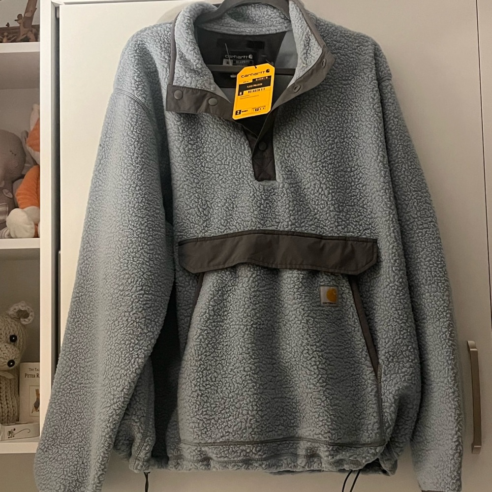 Carhartt Relaxed Fit Fleece Pullover Blue